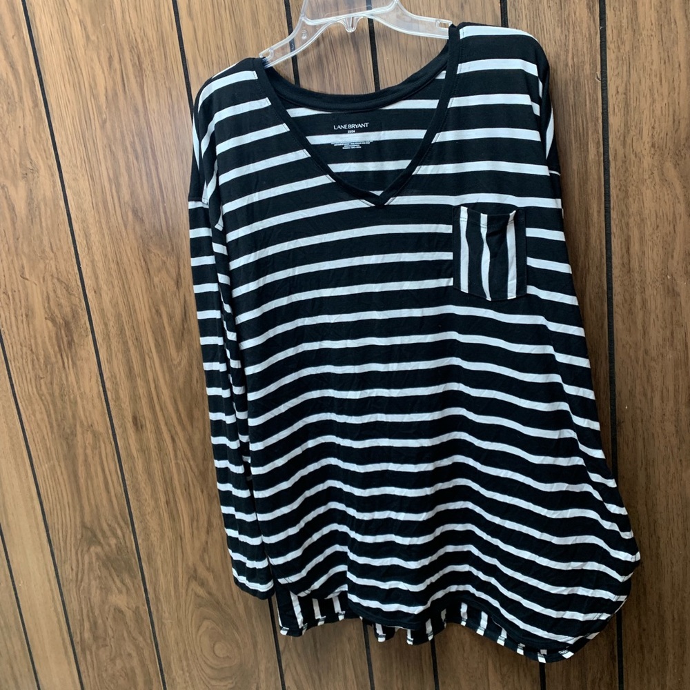 Lane Bryant striped top